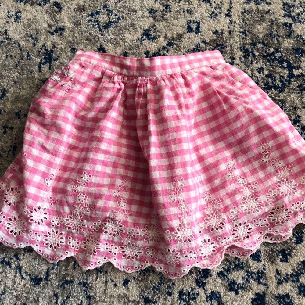 3T Gap Gingham skirt